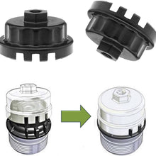 36mm Oil Filter Wrench, Oil Filter Socket, 3/8" Drive,6 Point Oil Filter Removal,for F250,F350,F450,Cooper,323i,911,Cayenne,C30,C70,S40,S60