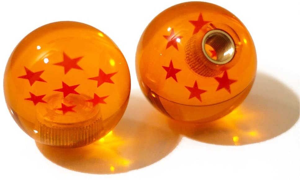 Kei Project Dragon Ball Z Star Manual Stick Shift Knob with Adapters Fits Most Cars (7 Star)