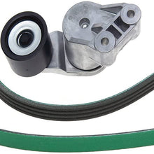 ACDelco ACK081264HD Professional Automatic Belt Tensioner and Pulley Kit with Tensioner, Pulley, and Belt