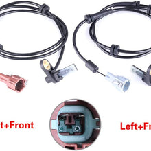 Aintier 2PCS Left+Right+Rear ABS wheel Speed Sensor brake sensor Fit for 2004-2011 Nissan Titan