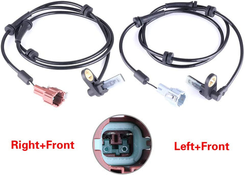 Aintier 2PCS Left+Right+Rear ABS wheel Speed Sensor brake sensor Fit for 2004-2011 Nissan Titan