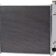 OzCoolingParts 4 Row Core Aluminum Radiator + 16" Fan w/Louver Shroud + Thermostat/Relay Kit for 1987-2006 88 89 90 91 92 93 94 95 96 97 98 99 00 01 02 03 04 05 Jeep Wrangler TJ YJ V8 Auto Engine