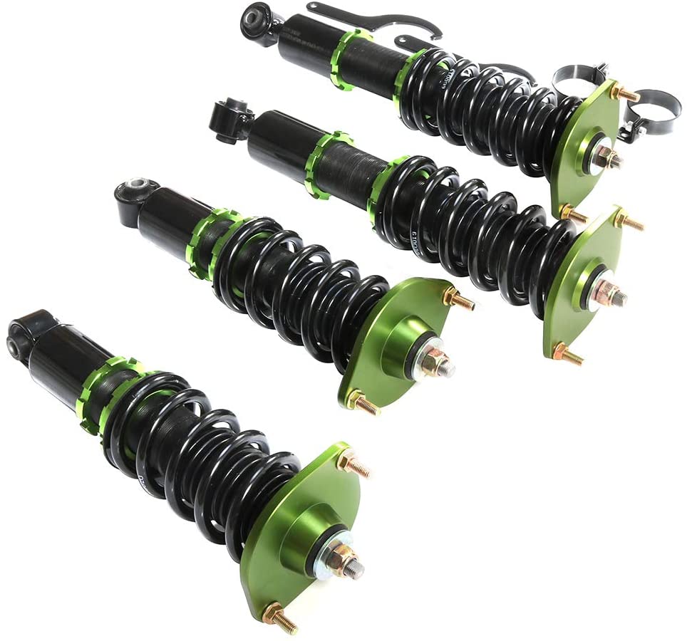 LSAILON Coilover Struts Adjustable Height Coilovers Suspension Struts Fit for 1990-1997, 1999-2005 Mazda Miata