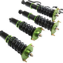LSAILON Coilover Struts Adjustable Height Coilovers Suspension Struts Fit for 1990-1997, 1999-2005 Mazda Miata