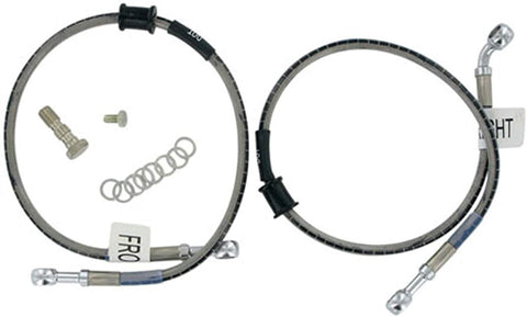 Cycleflex Brake Lines Two-Line Race Kit Fits 2007 Honda CBR600RR