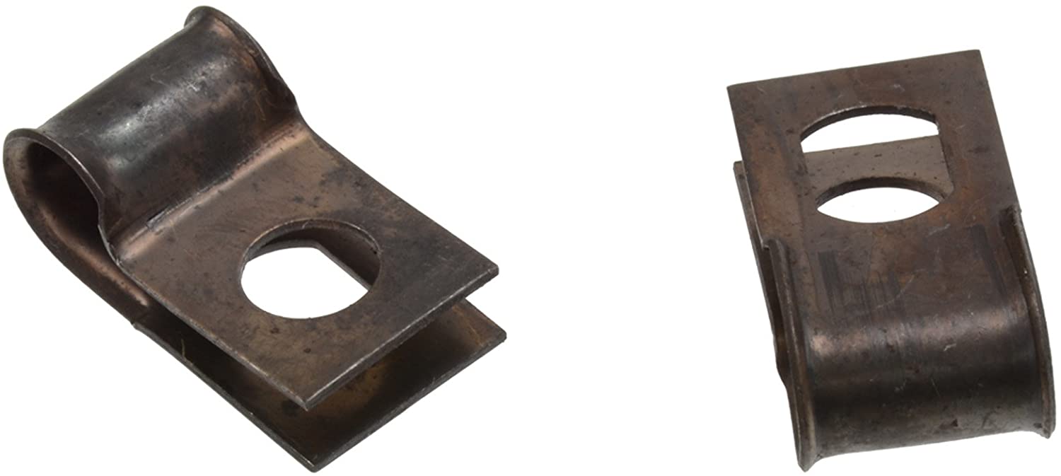 1968-1976 Corvette Hood Release Cable Clamp on Hood One Pair