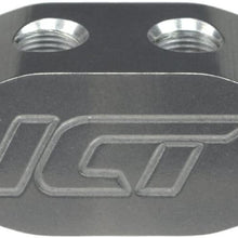 ICT Billet Oil Pan Pressure Sensor Adapter Port Dual 1/8" npt - LS Truck - M16-1.5 Sending Unit 551541