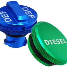 Diesel Fuel Cap for Dodge（Strong magnetism）, Magnetic Ram Diesel Billet Aluminum Fuel Cap（Strong magnetism） for 2013-2018 Dodge Ram Truck 1500 2500 3500 …