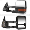 Replacement for Avalanche/Tahoe Powered Heated Manual Extendable Chrome Towing Side+Adjustable Corner Blind Spot Mirror