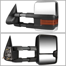 DNA Motoring TWM-015-T999-CH-AM+DM-074 Pair of Towing Side Mirrors + Blind Spot Mirrors