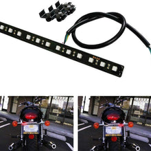 iJDMTOY (1) Brilliant Red Universal 12-SMD LED Aluminum Bar Compatible With Motorcycle Bike ATV Car RV SUV, etc On Brake Tail Light & Left/Right Turn Signal Lamp