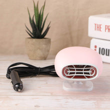 Wakauto 12V Car Heater Anti-fog Safe Driving Portable ABS Car Heater Defroster Warmer for Winter (Pink)