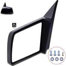 Ineedup Left Side Mirror Exterior Mirror Manual Control Fit for 1992-1999 for Chevy Suburban C/K 1988-1999 for Chevy GMC C/K 1500 2500 3500 Yukon XL Non-Folding