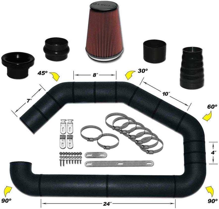 Airaid 101-300 UBI (U-Build-It) Intake Kit with Dry filter