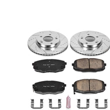 Power Stop K6946 Front Brake Kit with Drilled/Slotted Brake Rotors and Z23 Evolution Ceramic Brake Pads