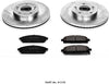 Power Stop K1179 Front Brake Kit with Drilled/Slotted Brake Rotors and Z23 Evolution Ceramic Brake Pads