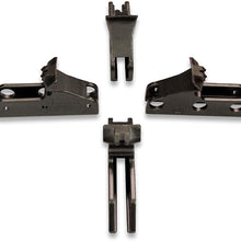 6" to 22" Rim Extended Clamp Jaw Set for Coats 50X 60X 70X 90X Tire Machines Changers