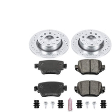 Power Stop K7053 Rear Brake Kit with Drilled/Slotted Brake Rotors and Z23 Evolution Ceramic Brake Pads