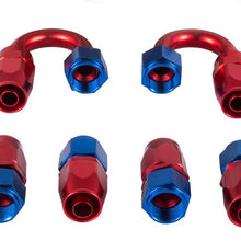 Happybuy AN8 20Ft Fuel Line Hose Kit - Stainless Steel Nylon Braided AN-8 Gas Oil Fuel Line Hose with 10PCS Aluminum Hose End Fitting Adapters Fuel Line Set (20Ft Silver)