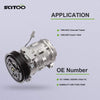 SCITOO Air Conditioning Compressor for Suzuki Vitara 1999-2003 2.0L CO 10686C