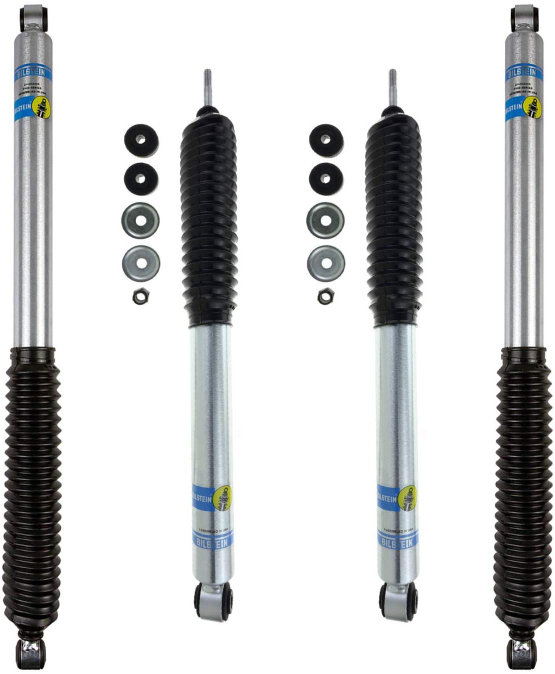 Bilstein 5100 Monotube Gas Shocks Set - 07-15 Jeep Wrangler JK with 1.5-3