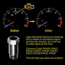 M18 x 1.5 O2 Oxygen Sensor Restrictor Fitting Adjustable Gas Flow Inserts Cel Fix Bung