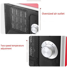 Zyyqt Small Desktop Heater, Home Office Mini Silent Heater Fast Hot Oven (Color : Black)