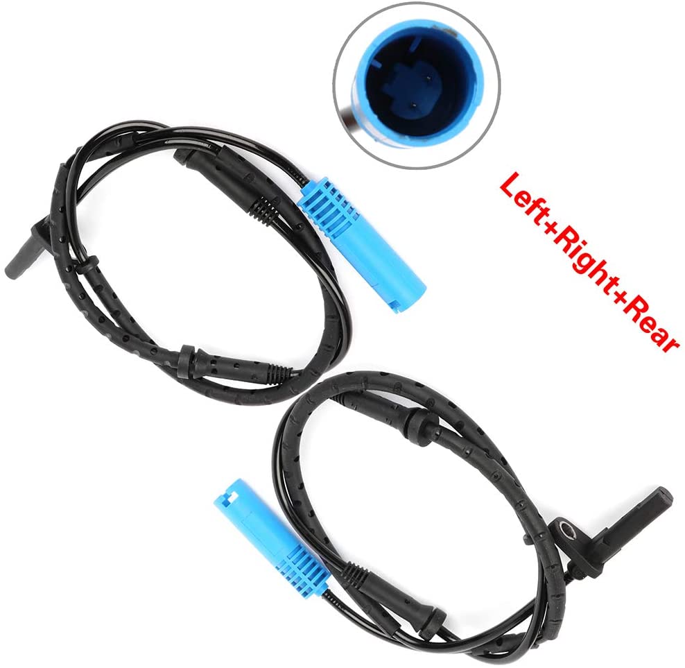 AUTOMUTO 2PCS Left & Right & Rear ABS Wheel Speed Sensor Brake Sensor ALS1836 5S10551 SU12002 SU12004 fit for 2003-2005 BMW 745Li, 2006-2008 BMW 750i, 2006-2008 BMW 750Li, 2003-2005 BMW 745i