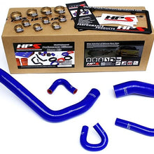 HPS 57-1401-BLUE Silicone Radiator and Heater Hose Kit Coolant