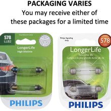 Philips 578LLB2 578 LongerLife Miniature Bulb, 2 Pack