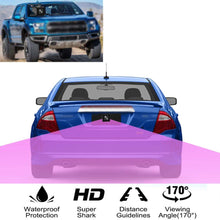 Front Rear View Backup Camera HD 170 Degree Wide Angle Waterproof Nigh Vision Reverse Cameras for 12V Cars