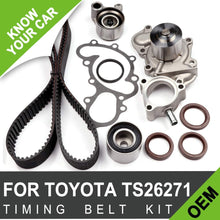 Scitoo TBK271 Timing Belt Kit Water Pump Set Fits 95-04 Toyota Tacoma Tundra 3.4L V6 DOHC