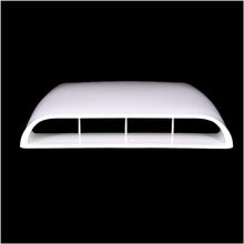 Universal Car Bonnet Hood Scoop Air Flow Intake Vent Cover Decorative Hood Scoop (Color : White)