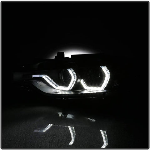 Spyder Auto 5086754 Projector Headlights Black Projector Headlights