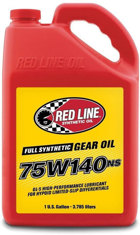 Red Line 57105-4PK 75W140NS GL-5 Gear Oil, 1 Gallon, 4 Pack