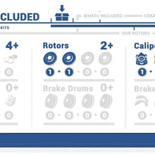Callahan CCK06089 [2] FRONT Original Brake Calipers + [2] D/S Rotors + Ceramic Brake Pads + Hardware [fit Hyundai Kia]