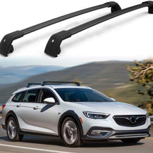 KPGDG Lockable Crossbars Fit for All New Buick Enclave 2018 2019 2020 Baggage Roof Rack Rail Cross Bar - Black