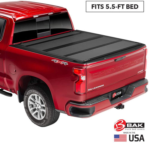BAK BAKFlip MX4 Hard Folding Truck Bed Tonneau Cover | 448329 | Fits 2015-20 Ford F150 5'6
