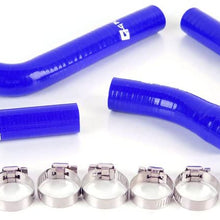 Silicone Radiator Coolant Hose Kit Clamps For Yamaha YZF450 YZ450F WR450 2003 2004 2005 2006 2007 Blue