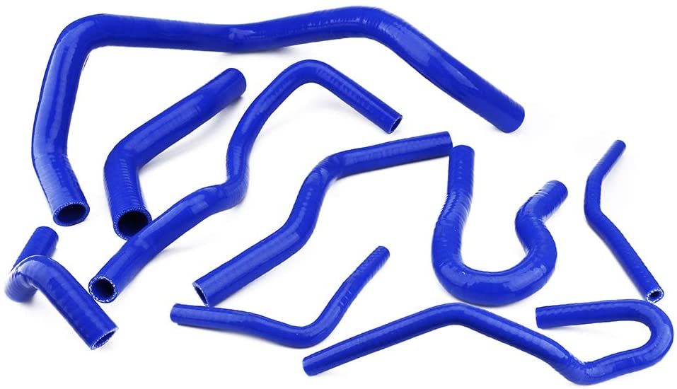 9pcs Silicone Radiator Hose Kit For Honda Civic D15 D16 EG EK