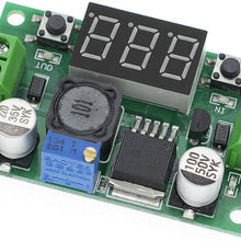ZEFS--ESD Electronic Module 3A DC-DC Voltage Adjustable Step-Down Power Module + Red LED Voltmeter LM2596S-ADJ 4-40V to 3.3V/5V/9V/12V/24V