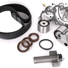 Engine Timing Belt Kit with Water Pump, Fit for 3.4L V6 Toyota 4Runner, T100, Tacoma, Tundra with 5VZFE Engine, Replace TKT-025 TKT-007 TCKWP271