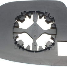 Mirror Glass For 2014-2018 Nissan Rogue Left With Backing Plate
