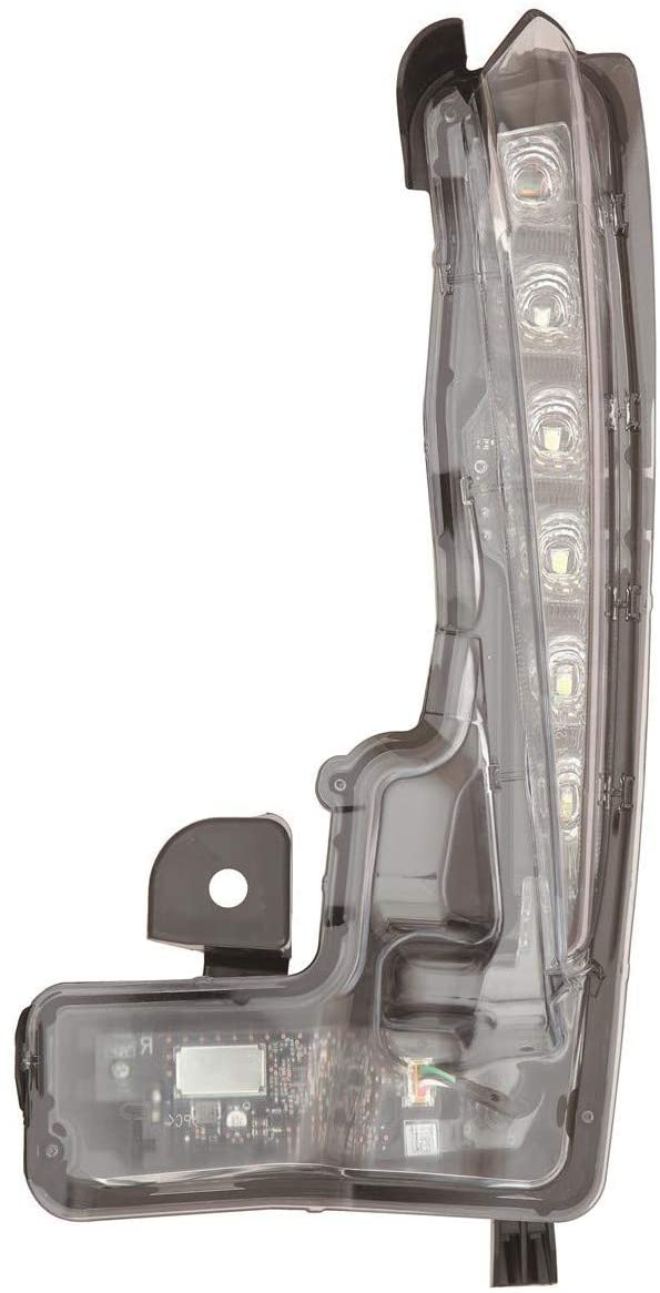 HEADLIGHTSDEPOT Signal Daytime Running Light Left Driver CAPA Compatible with 2017-2018 Toyota Corolla SE XSE Models
