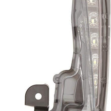 HEADLIGHTSDEPOT Signal Daytime Running Light Left Driver CAPA Compatible with 2017-2018 Toyota Corolla SE XSE Models