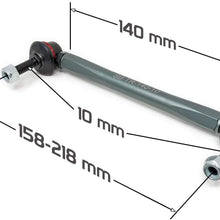 Compatible With/Replacement For Brightt GSP-SCN-854 Godspeed() Universal Adjustable Front Sway Bar Links, 210mm-270mm / 10mm Bolt