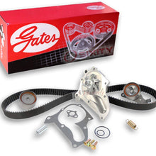 Gates Timing Belt Water Pump Kit for 1987-2001 Toyota Camry 2.0L 2.2L L4 - Engine TCKWP OE Upgrade Tensioner Idler Pulley