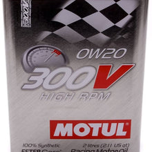 Motul 104239 300V 0w20 Racing OilSynthetic 2 Liter, 67.62 Fluid_Ounces