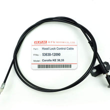 Nonstops Hood Bonnet Lock Release Control Cable Black Fits Toyota Corolla 1974 1979