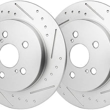 FINDAUTO Brake Rotor kits Professional Disc 2pcs fit for L-exus CT0h,for P-ontiac Vibe,for T-oyota Corolla/Matrix/Prius/Prius Plug-In/Prius Prime